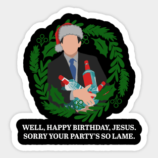 The office Christmas Sticker